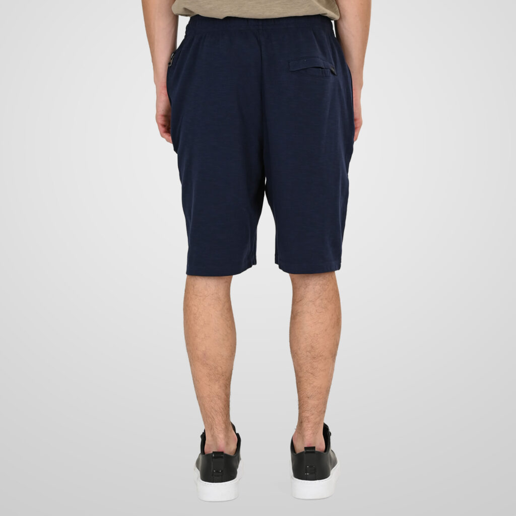 261MS-6035 MS SHORTS JERSEY-FLAMA WITH ZIPPER POCKETS (SPECIAL FABRIC) NIGHT BLUE