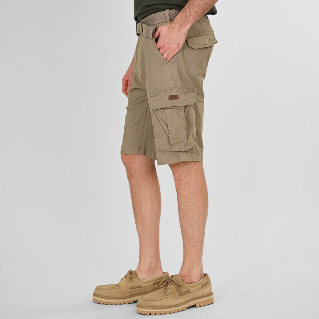 261MSHO-7029 SHORTS CARGO WITH BELT DUSTY BEIGE
