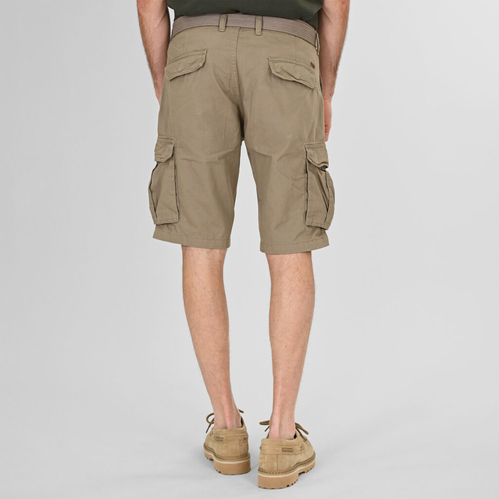 261MSHO-7029 SHORTS CARGO WITH BELT DUSTY BEIGE