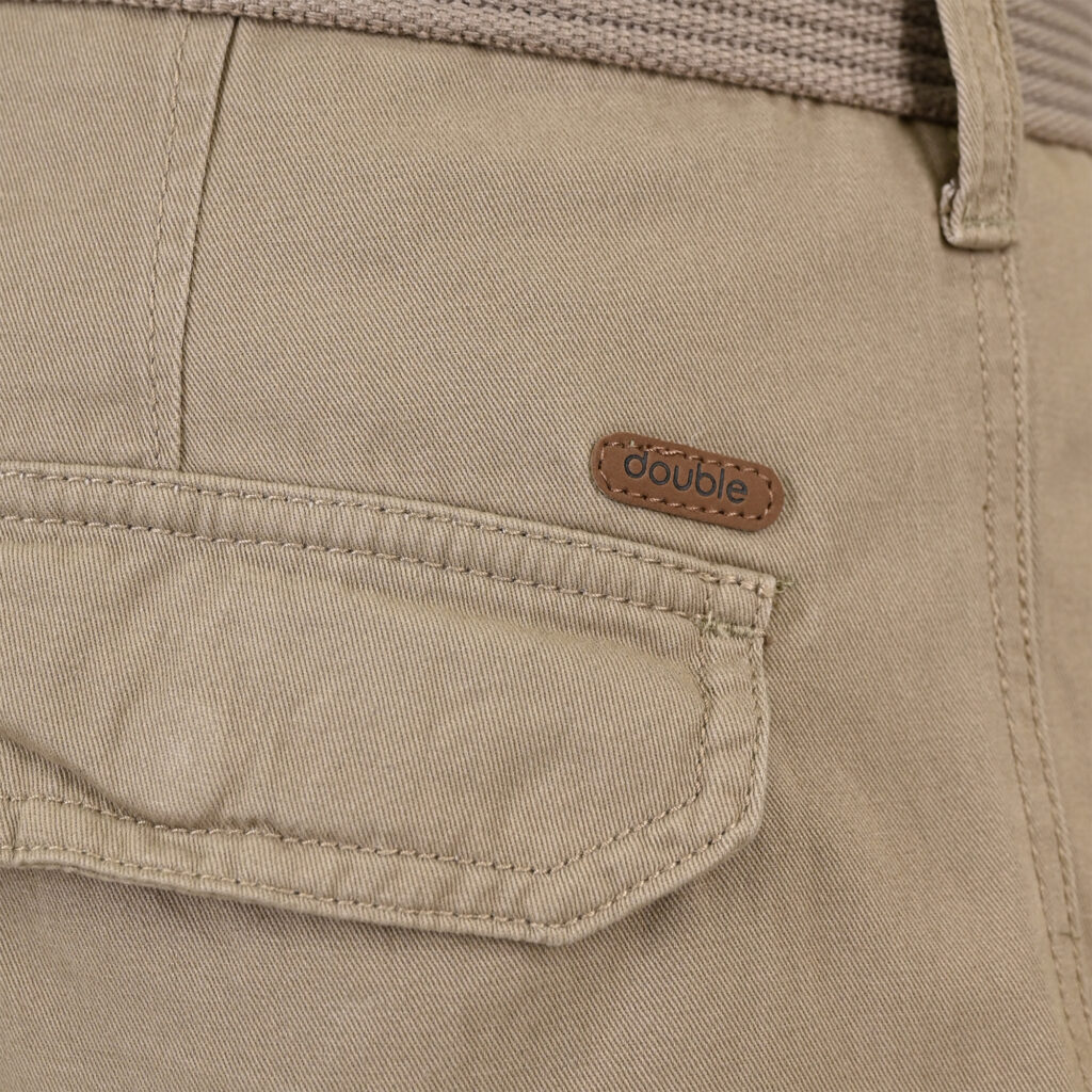 261MSHO-7029 SHORTS CARGO WITH BELT DUSTY BEIGE