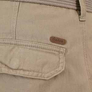 261MSHO-7029 SHORTS CARGO WITH BELT DUSTY BEIGE - Image 6