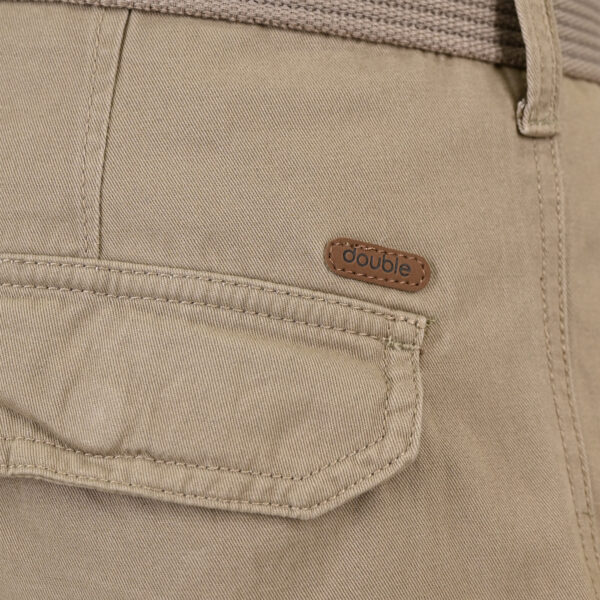 261MSHO-7029 SHORTS CARGO WITH BELT DUSTY BEIGE