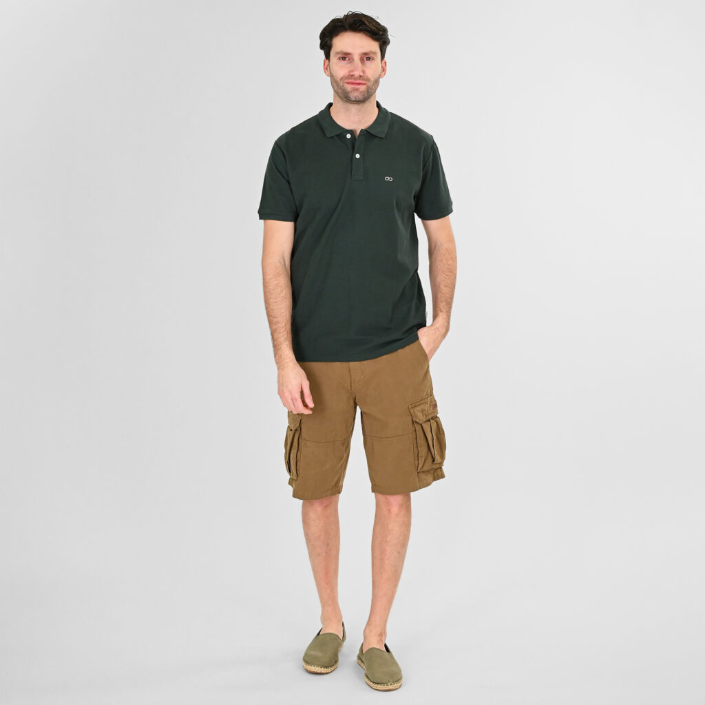 261MSHO-7029 SHORTS CARGO WITH BELT CIGAR