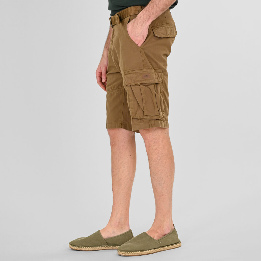 261MSHO-7029 SHORTS CARGO WITH BELT CIGAR