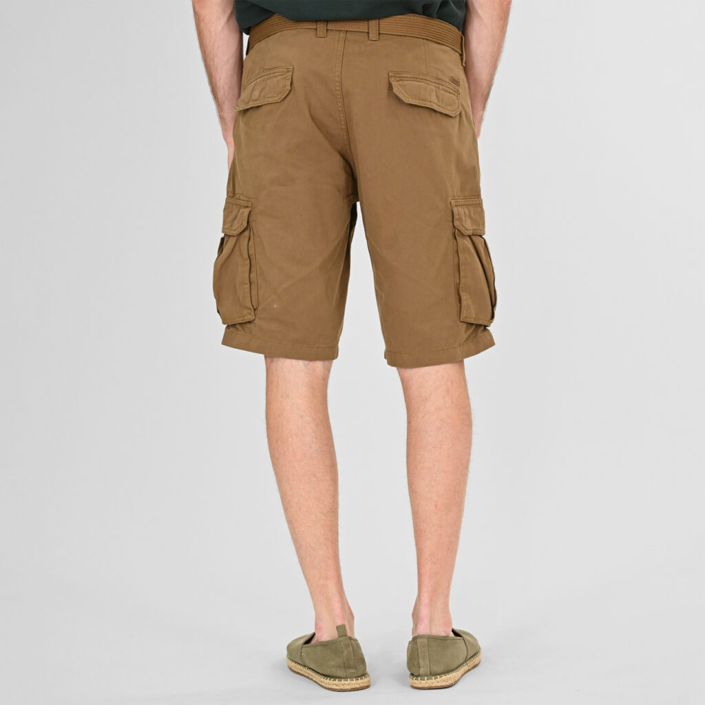 261MSHO-7029 SHORTS CARGO WITH BELT CIGAR