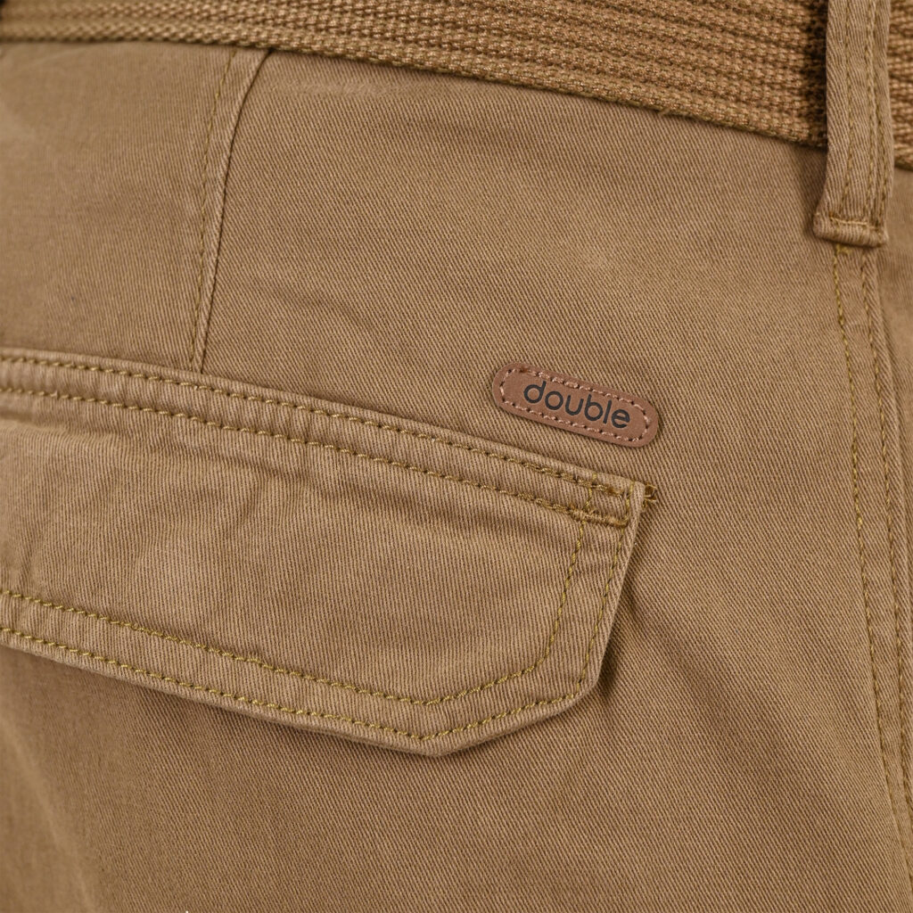 261MSHO-7029 SHORTS CARGO WITH BELT CIGAR