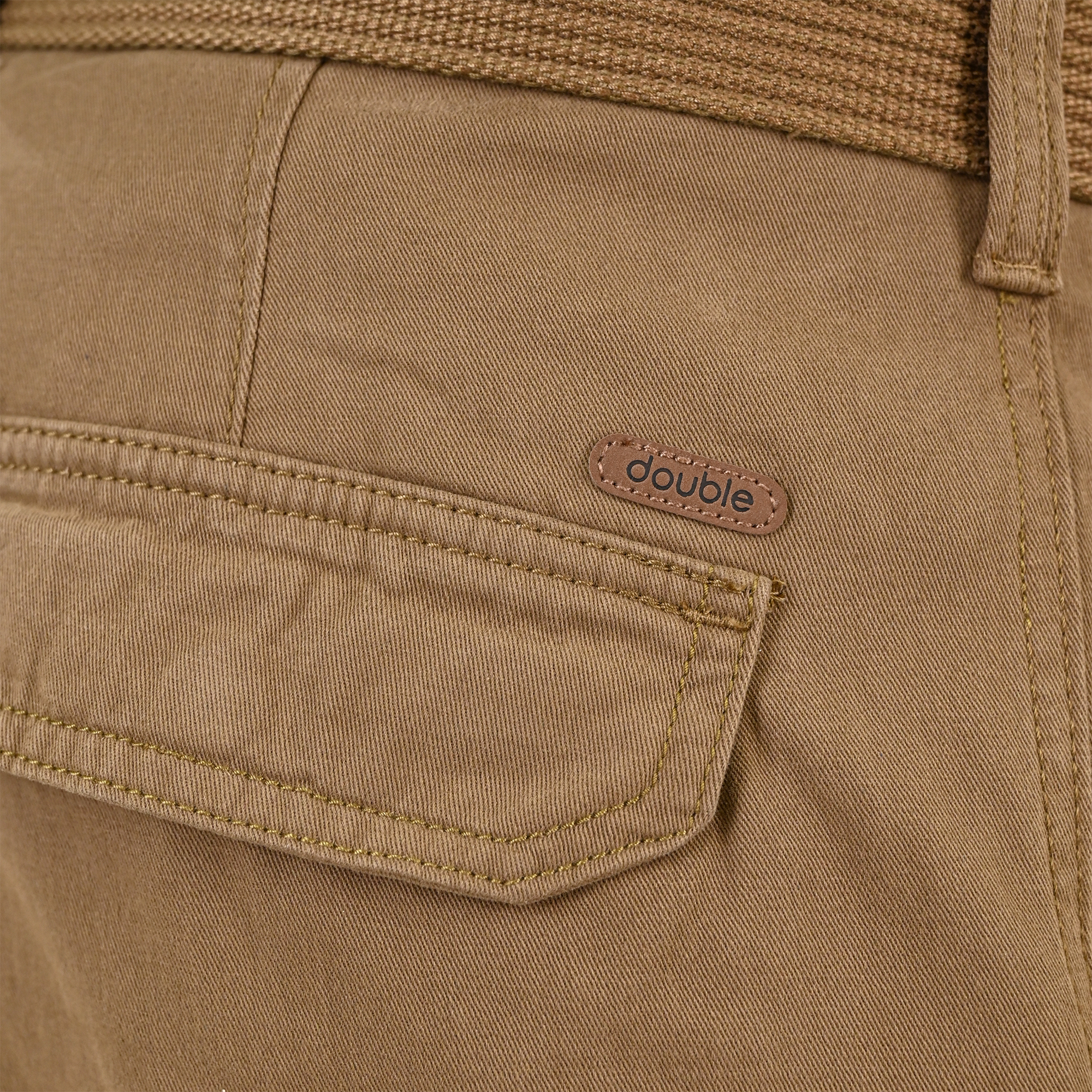 261MSHO-7029 SHORTS CARGO WITH BELT CIGAR - Image 6