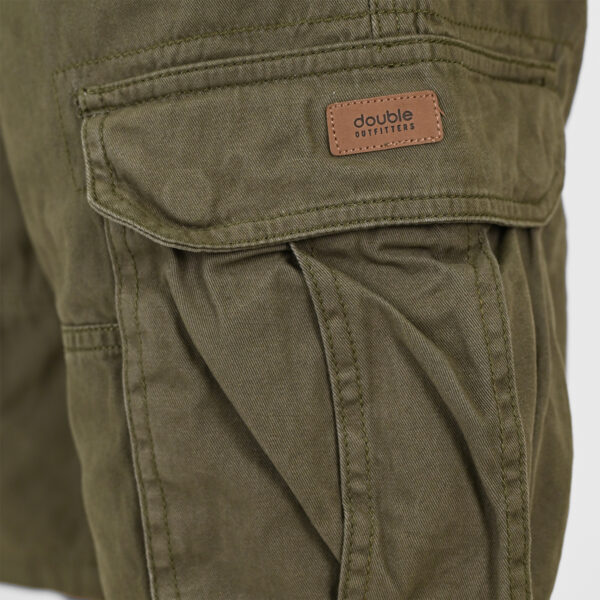 261MSHO-7029 SHORTS CARGO WITH BELT DK KHAKI