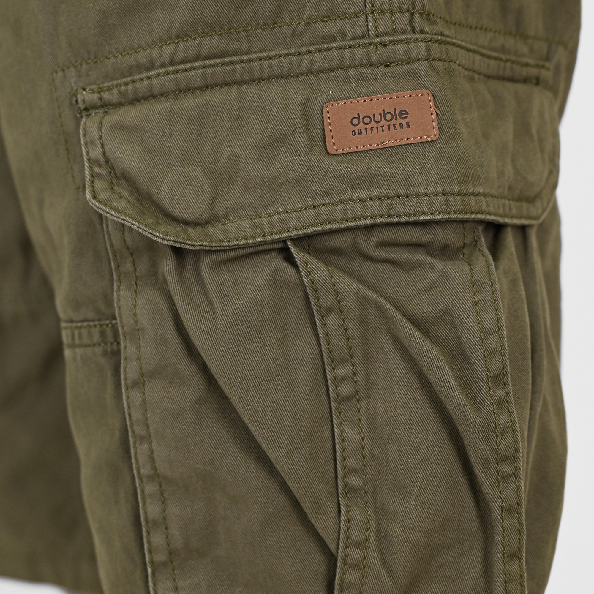 261MSHO-7029 SHORTS CARGO WITH BELT DK KHAKI - Image 5