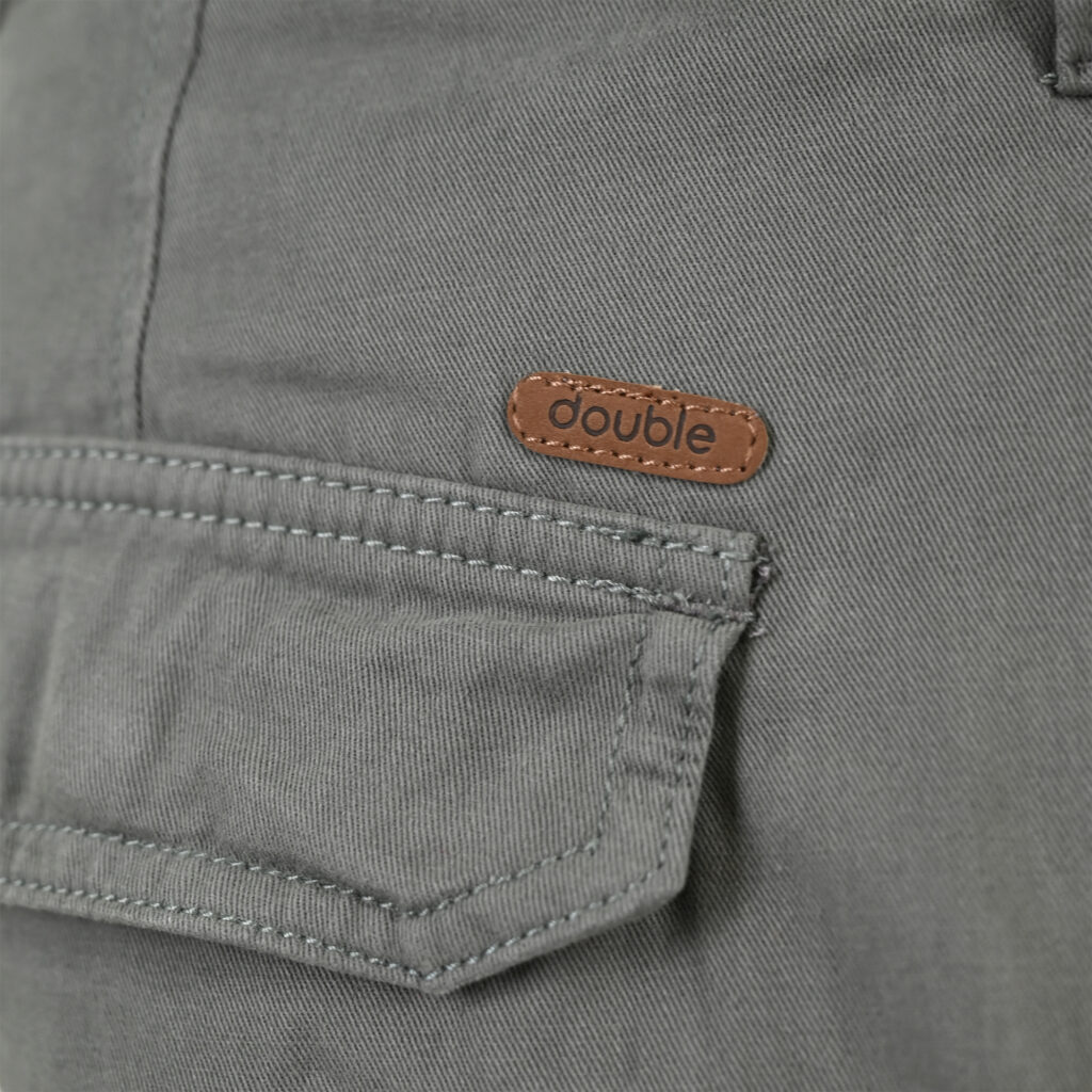 261MSHO-7029 SHORTS CARGO WITH BELT GREIGE GREEN