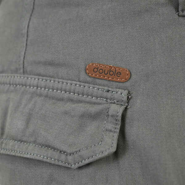 261MSHO-7029 SHORTS CARGO WITH BELT GREIGE GREEN