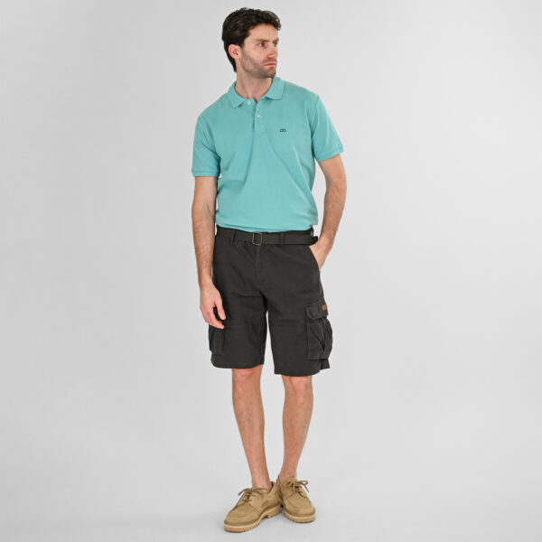 261MSHO-7029 SHORTS CARGO WITH BELT ANTHRACITE