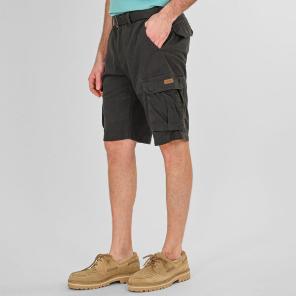 261MSHO-7029 SHORTS CARGO WITH BELT ANTHRACITE