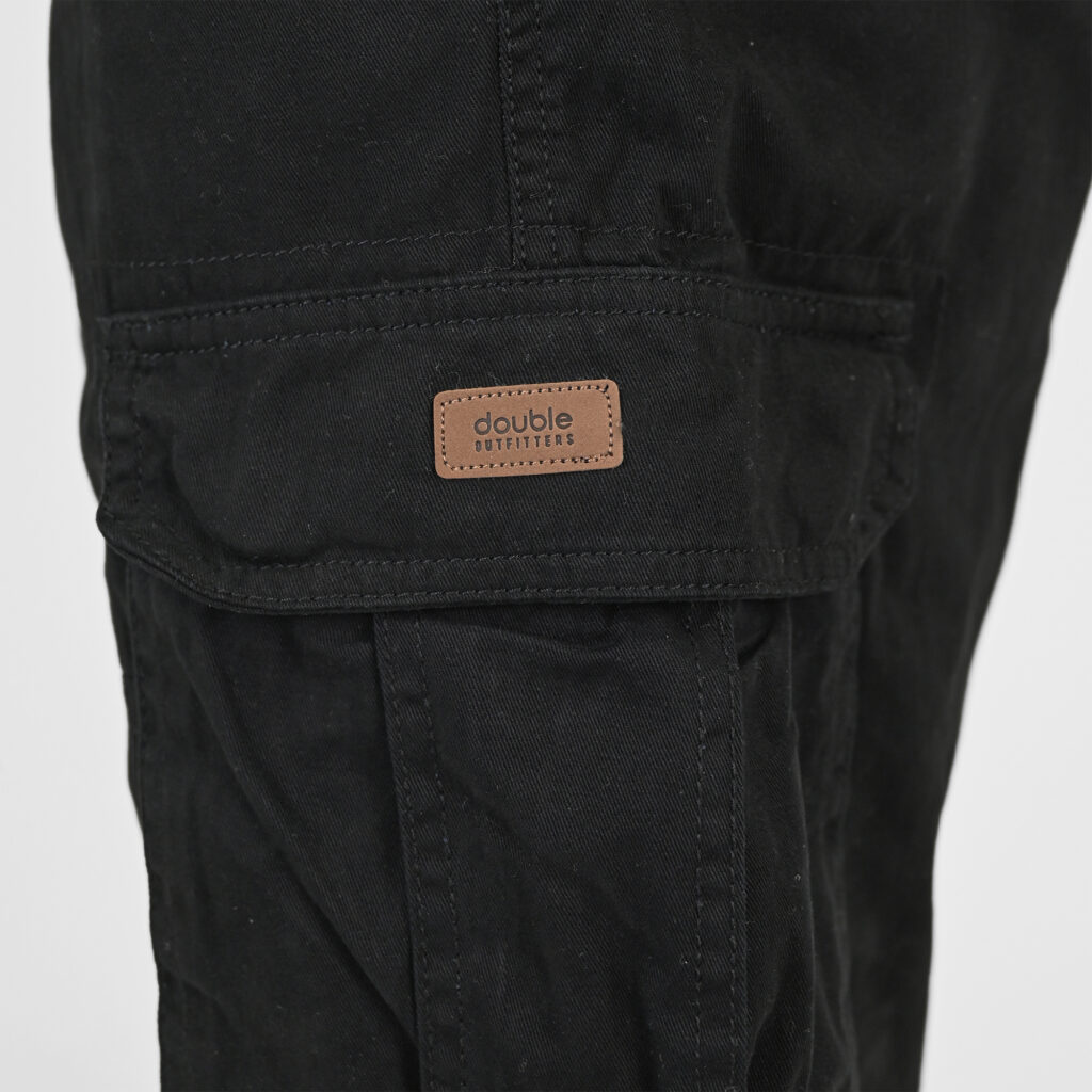 261MSHO-7029 SHORTS CARGO WITH BELT BLACK