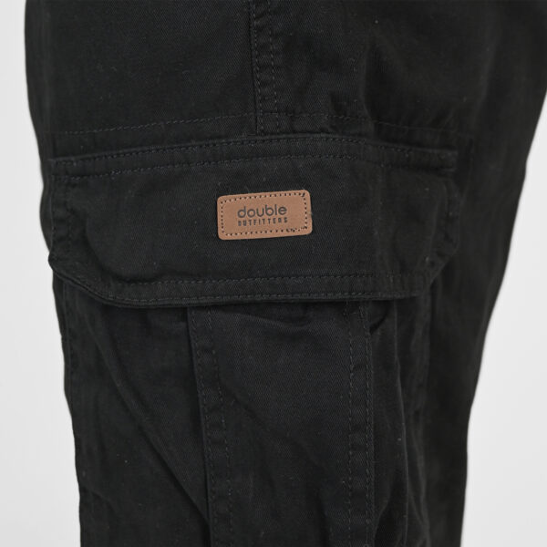 261MSHO-7029 SHORTS CARGO WITH BELT BLACK