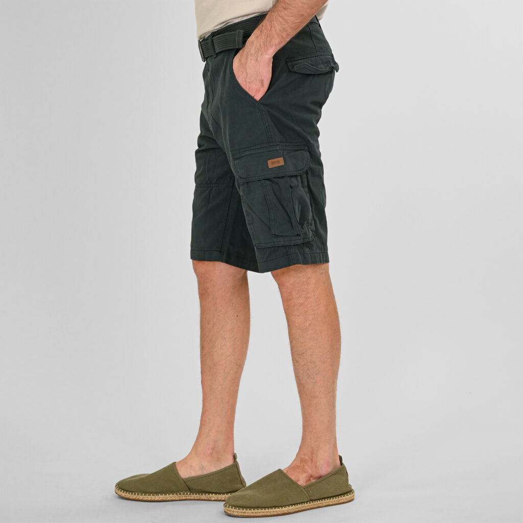 261MSHO-7029 SHORTS CARGO WITH BELT PESTO