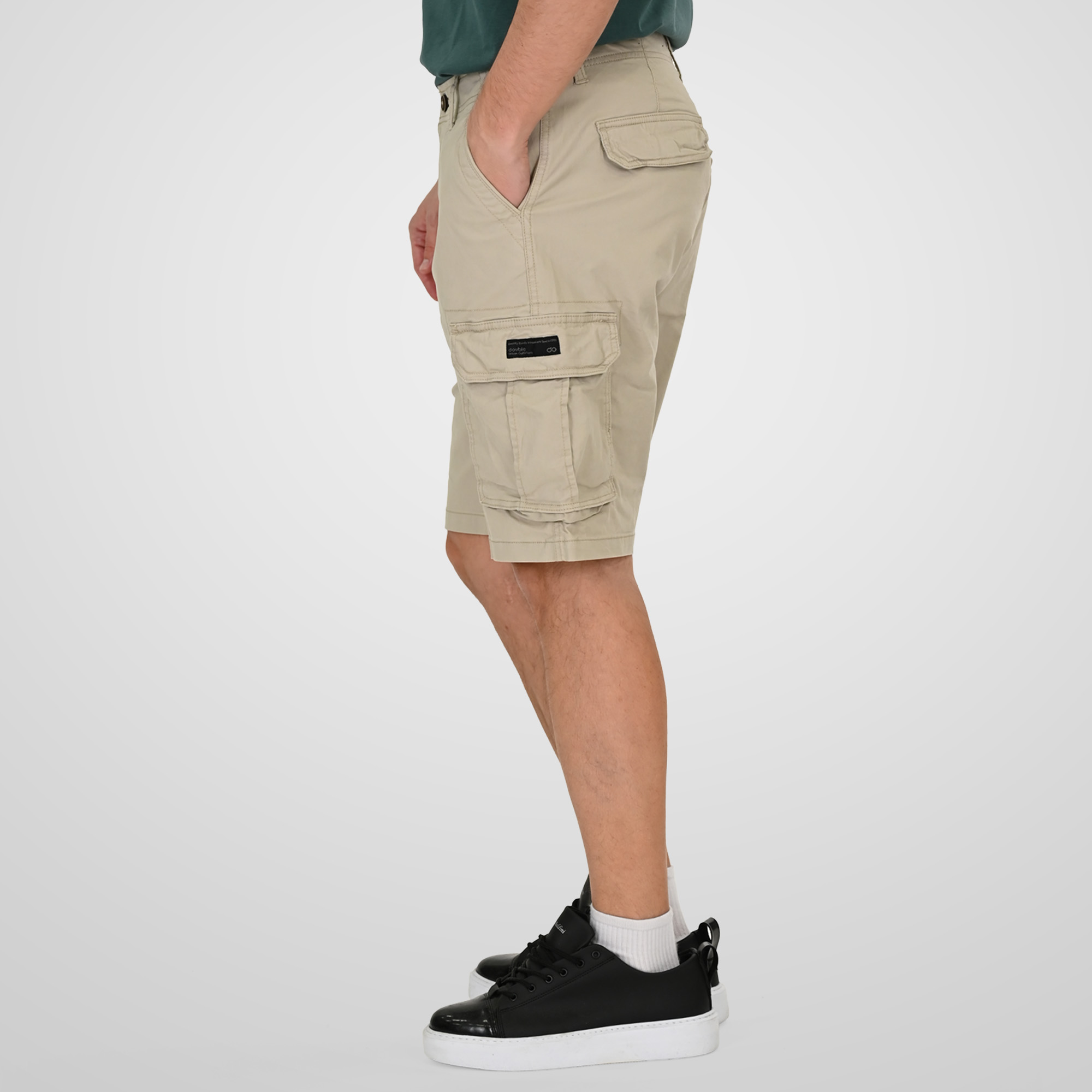 261MSHO-7061 SHORTS CARGO ICE GREY - Image 3