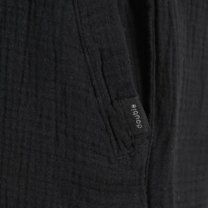 261MSHO-7064 SHORTS WITH ELASTIC WAISTBAND (SPECIAL FABRIC) BLACK - Image 5