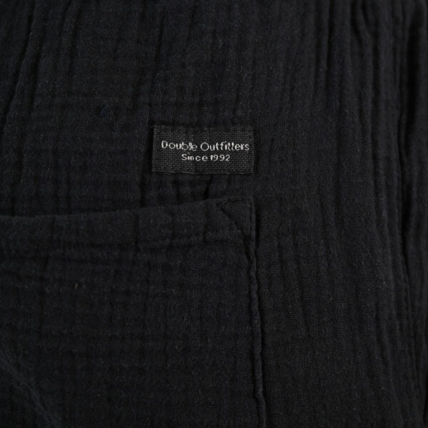 261MSHO-7064 SHORTS WITH ELASTIC WAISTBAND (SPECIAL FABRIC) BLACK