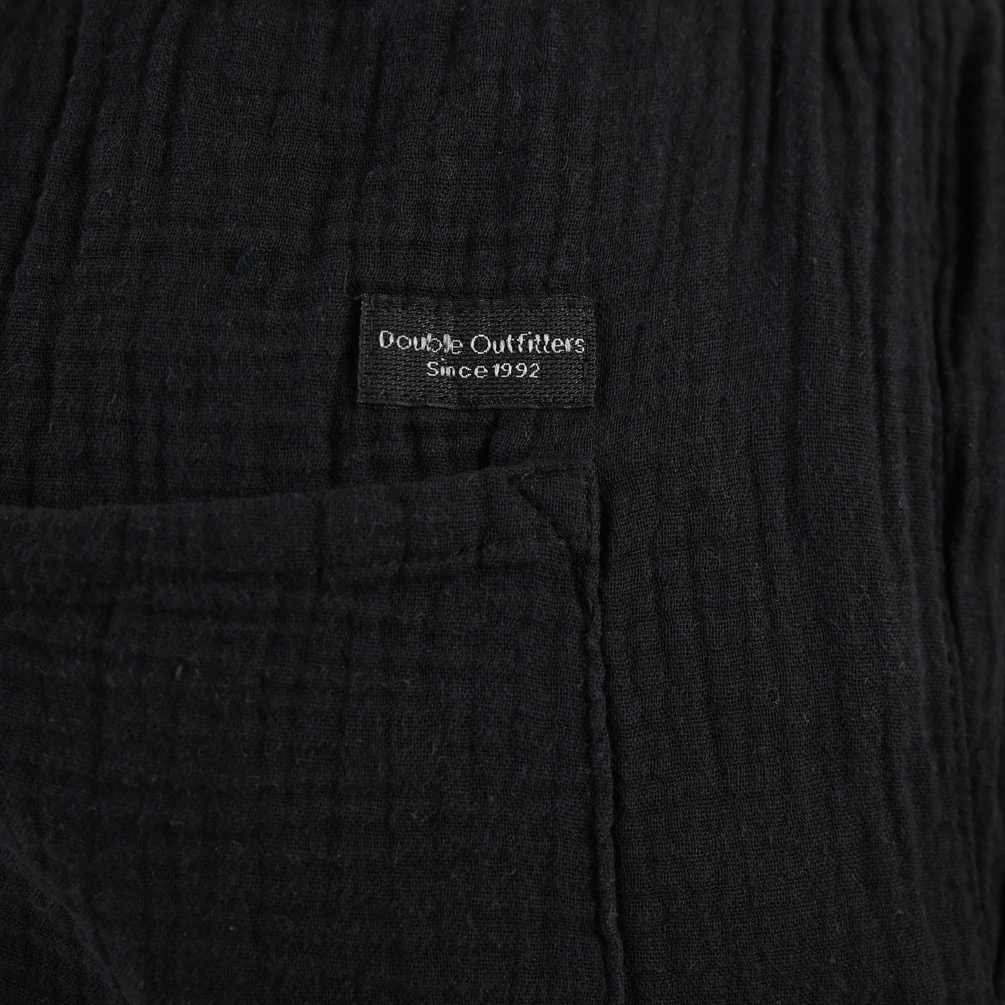 261MSHO-7064 SHORTS WITH ELASTIC WAISTBAND (SPECIAL FABRIC) BLACK - Image 6