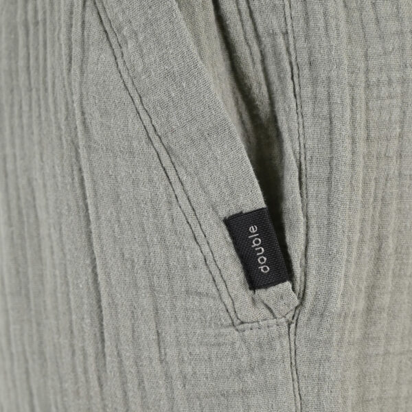 261MSHO-7064 SHORTS WITH ELASTIC WAISTBAND (SPECIAL FABRIC) LT KHAKI