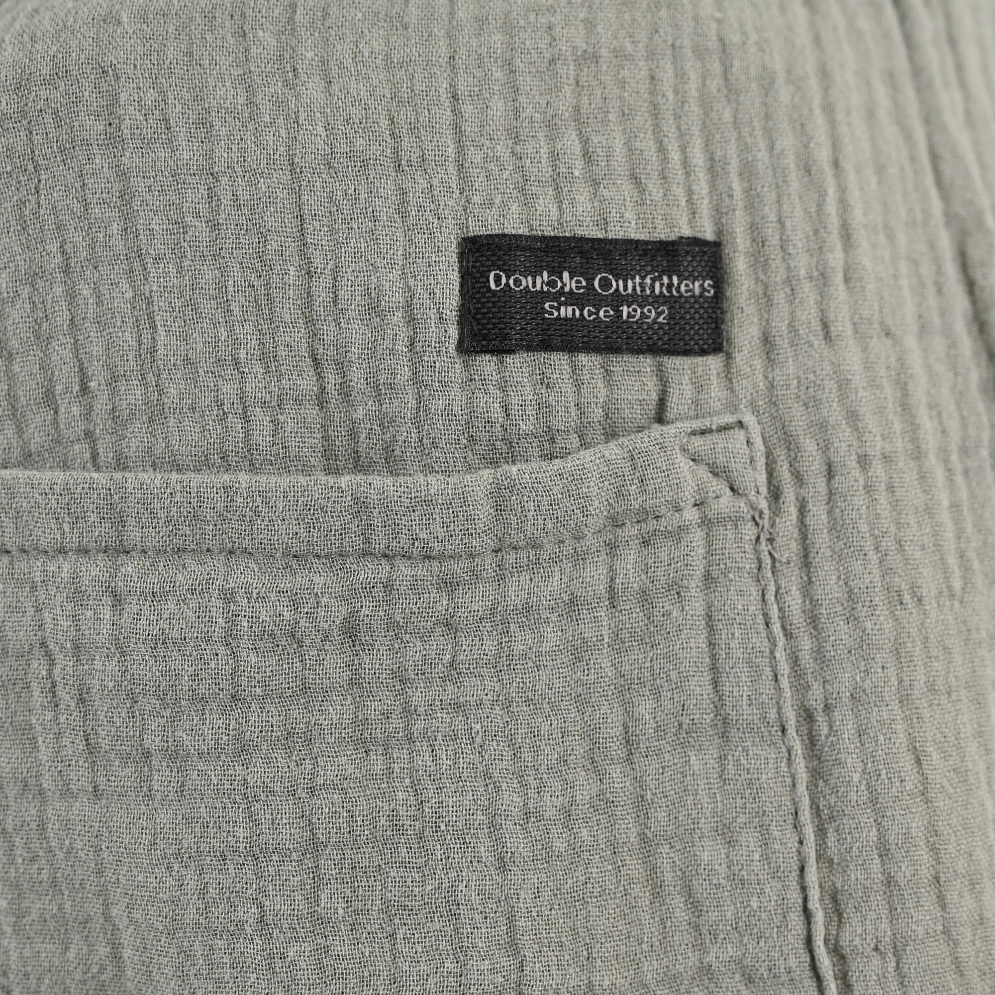 261MSHO-7064 SHORTS WITH ELASTIC WAISTBAND (SPECIAL FABRIC) LT KHAKI - Image 6