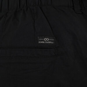 261MSHO-7066 SHORT CHINOS WITH HALF ELASTIC WAISTBAND (LIGHTWEIGHT) BLACK - Image 5