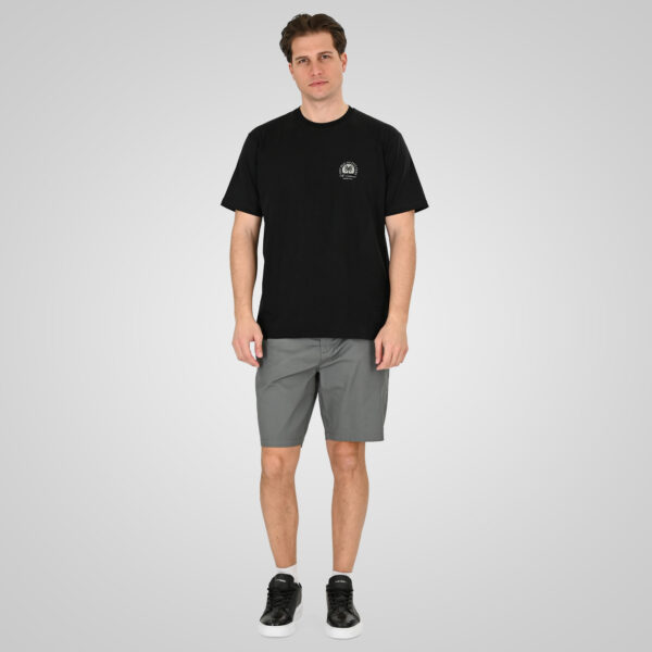 261MSHO-7066 SHORT CHINOS WITH HALF ELASTIC WAISTBAND (LIGHTWEIGHT) LT SAGE