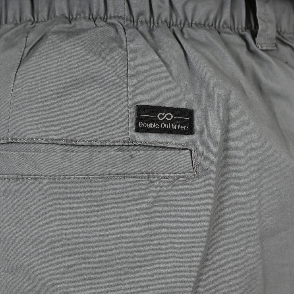 261MSHO-7066 SHORT CHINOS WITH HALF ELASTIC WAISTBAND (LIGHTWEIGHT) LT SAGE