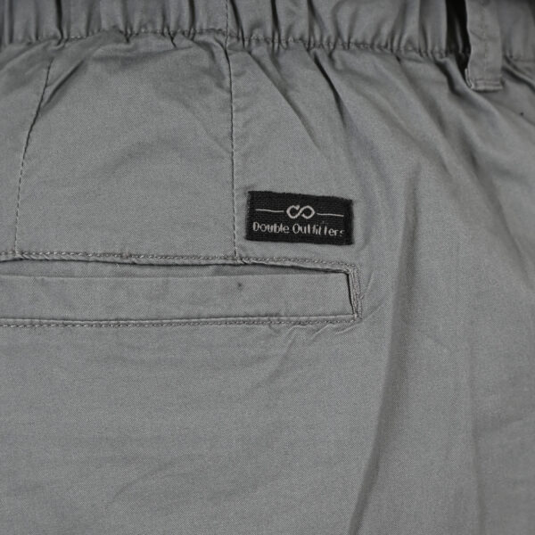 261MSHO-7066 SHORT CHINOS WITH HALF ELASTIC WAISTBAND (LIGHTWEIGHT) LT SAGE