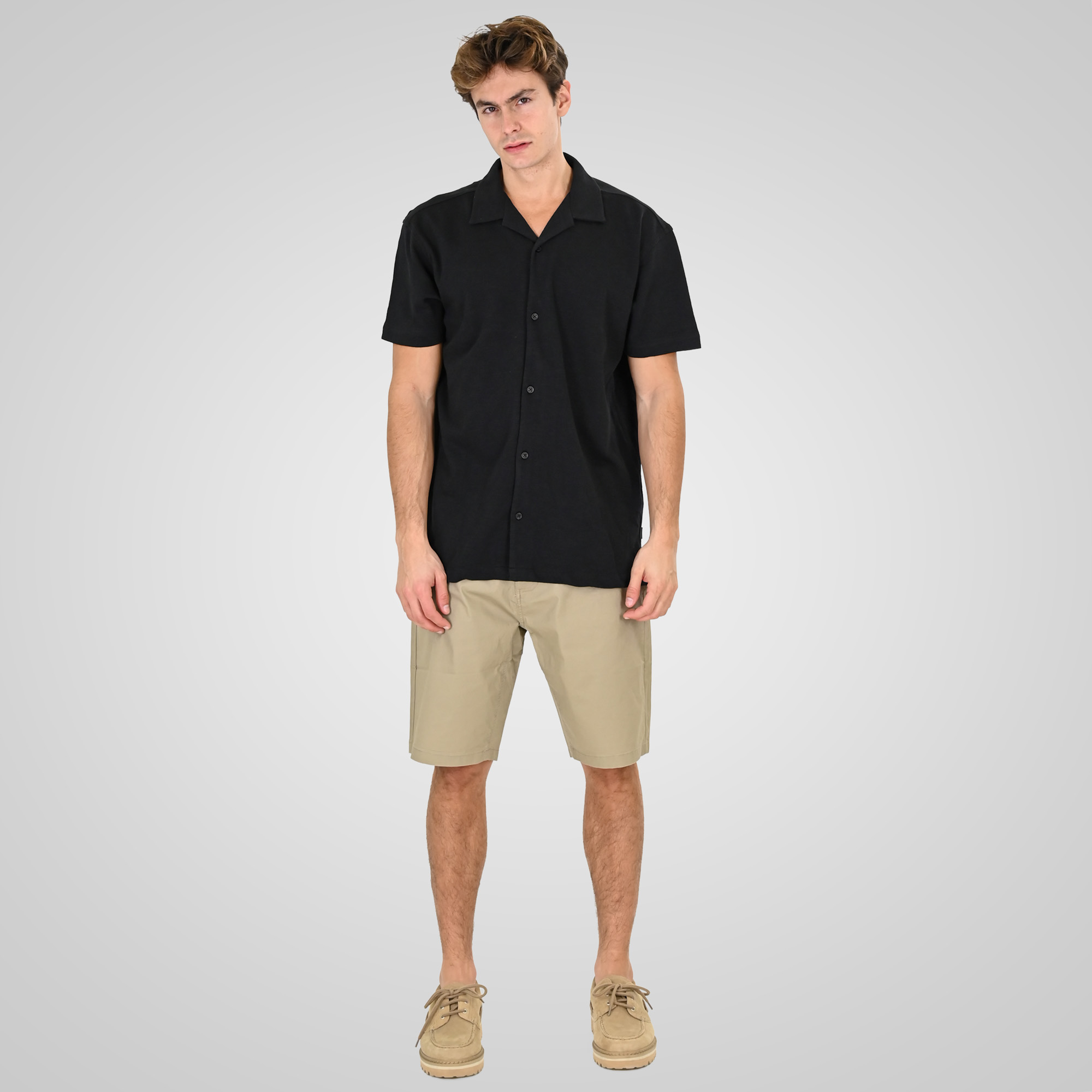 261MSHO-7067 SHORTS FIVE POCKETS (LIGHTWEIGHT) LT MOSS - Image 2