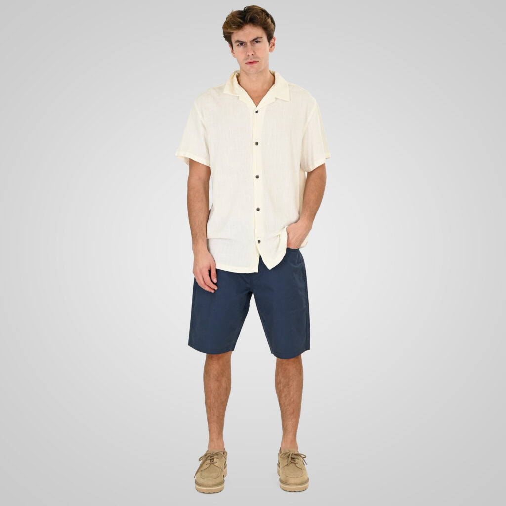 261MSHO-7067 SHORTS FIVE POCKETS (LIGHTWEIGHT) SMOKE BLUE