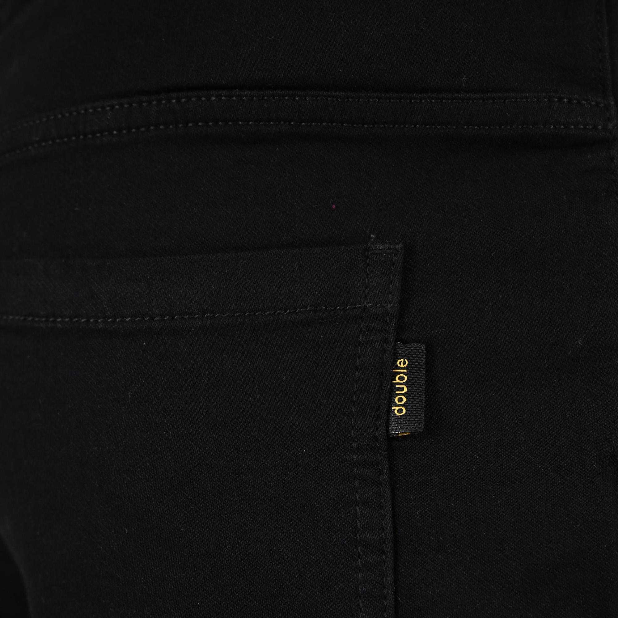 261MSHO-7071 SHORTS WITH ELASTICATED WAIST AND HEM (SPECIAL KNITTED DENIM FABRIC) OFF BLACK - Image 6