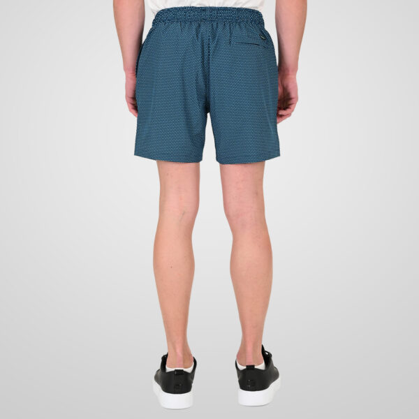 261MTS-8024 SWIM SHORTS IN PATTERNED PRINT (AOP) (4-WAY STRETCH) CC74 NAVY