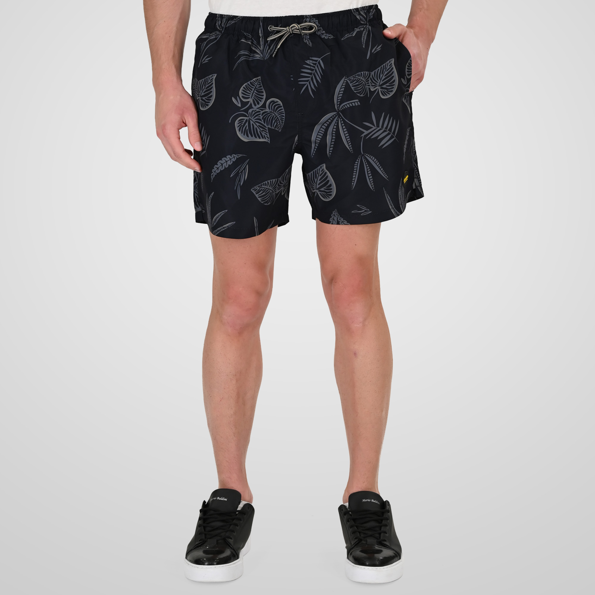 261MTS-8026 SWIM SHORTS (AOP) CC84 BLACK - Image 1