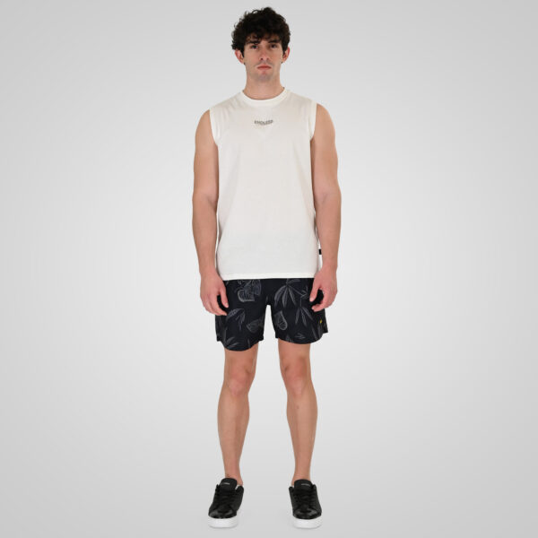 261MTS-8026 SWIM SHORTS (AOP) CC84 BLACK