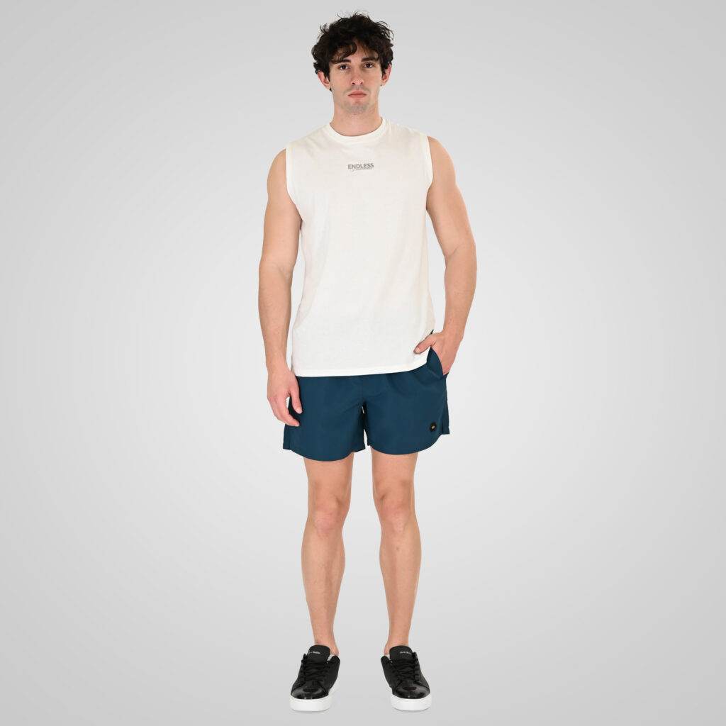 261MTS-8031 SWIM SHORTS STEEL BLUE