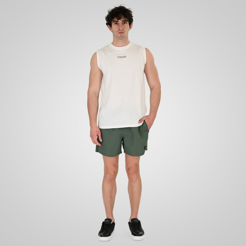 261MTS-8031 SWIM SHORTS LEAF GREEN