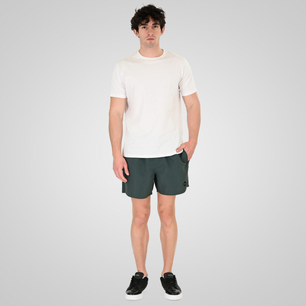 261MTS-8031 SWIM SHORTS DK KHAKI
