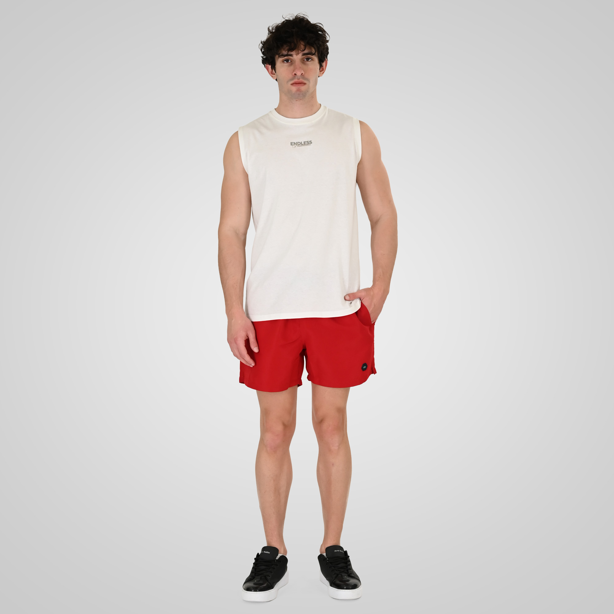 261MTS-8031 SWIM SHORTS HOT RED - Image 2