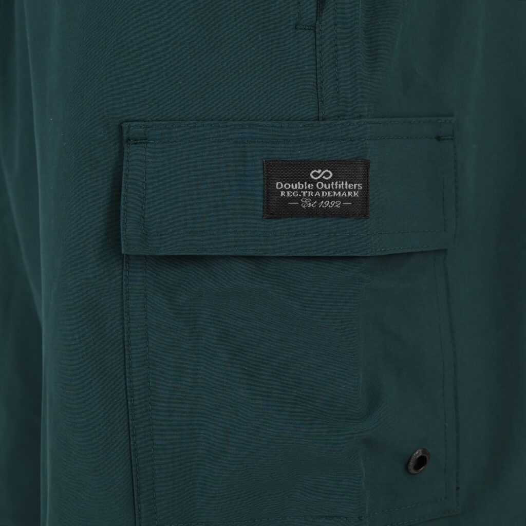 261MTS-8033 MID-LENGHT SWIM SHORTS WITH CARGO POCKETS (4-WAY STRETCH) HUNTER GREEN