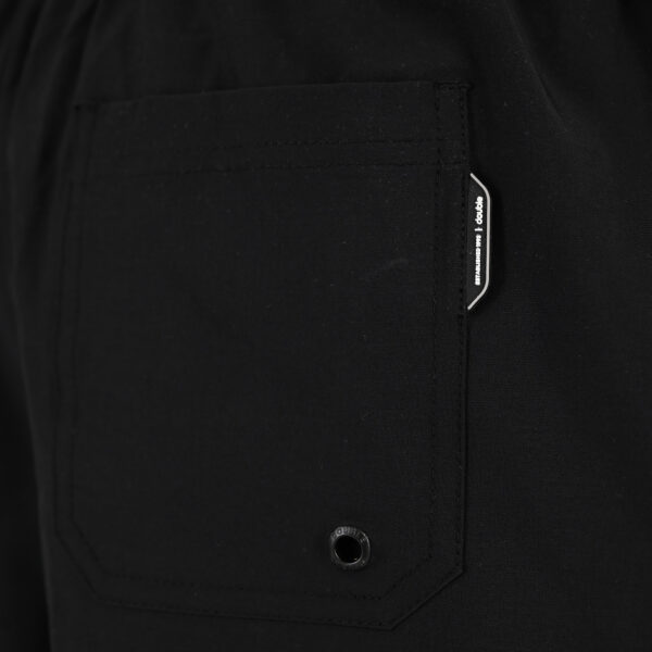 261MTS-8034 MID-LENGHT SWIM SHORTS WITH HIGH DENSITY PRINT (4-WAY STRETCH) BLACK