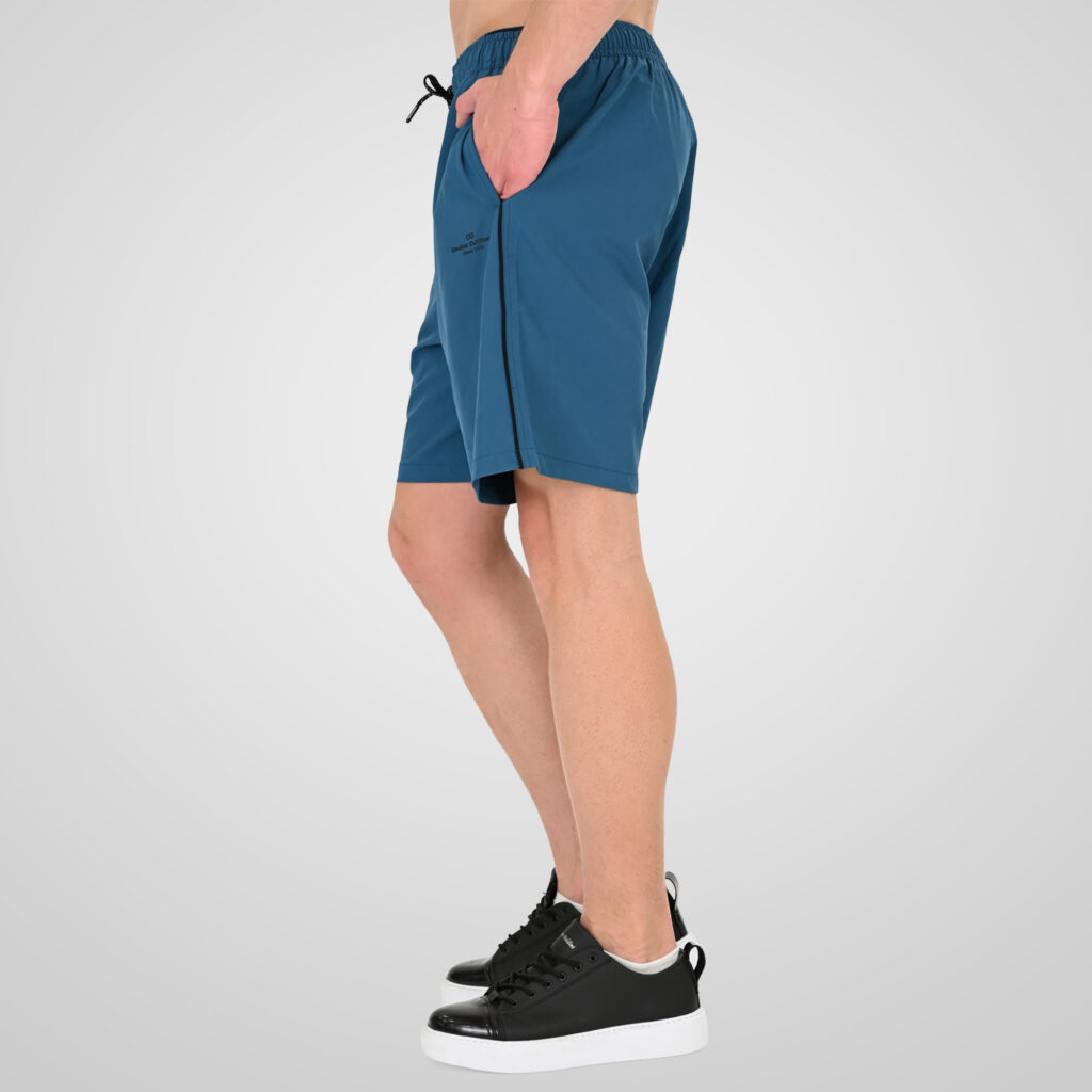 261MTS-8034 MID-LENGHT SWIM SHORTS WITH HIGH DENSITY PRINT (4-WAY STRETCH) SMALT BLUE