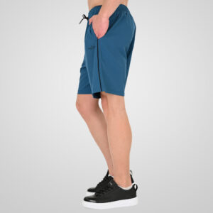 261MTS-8034 MID-LENGHT SWIM SHORTS WITH HIGH DENSITY PRINT (4-WAY STRETCH) SMALT BLUE - Image 3