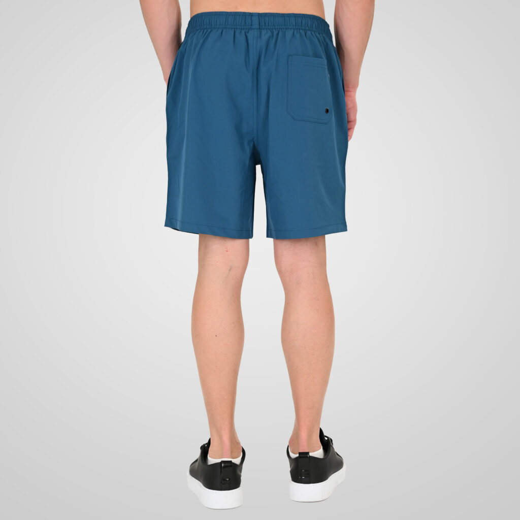 261MTS-8034 MID-LENGHT SWIM SHORTS WITH HIGH DENSITY PRINT (4-WAY STRETCH) SMALT BLUE