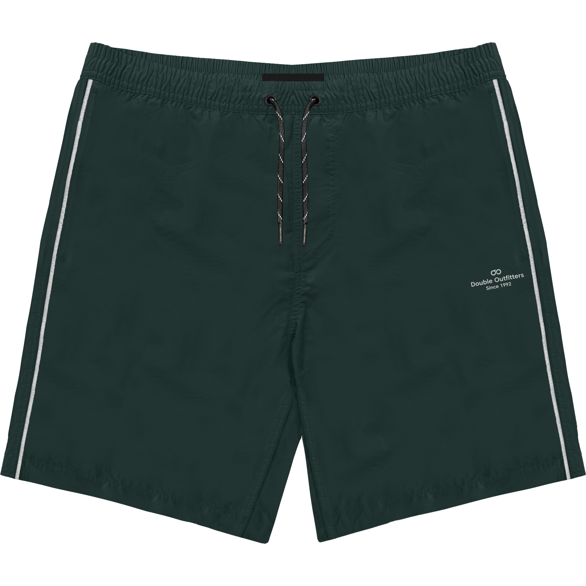 261MTS-8034 MID-LENGHT SWIM SHORTS WITH HIGH DENSITY PRINT (4-WAY STRETCH) HUNTER GREEN - Image 1