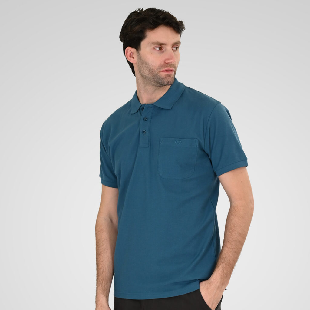 261PS-3031 POLO PIQUE STEEL BLUE