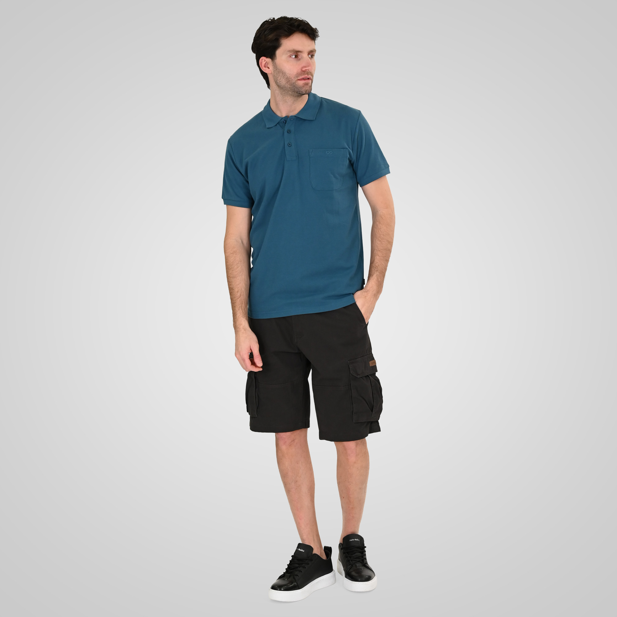261PS-3031 POLO PIQUE STEEL BLUE - Image 2