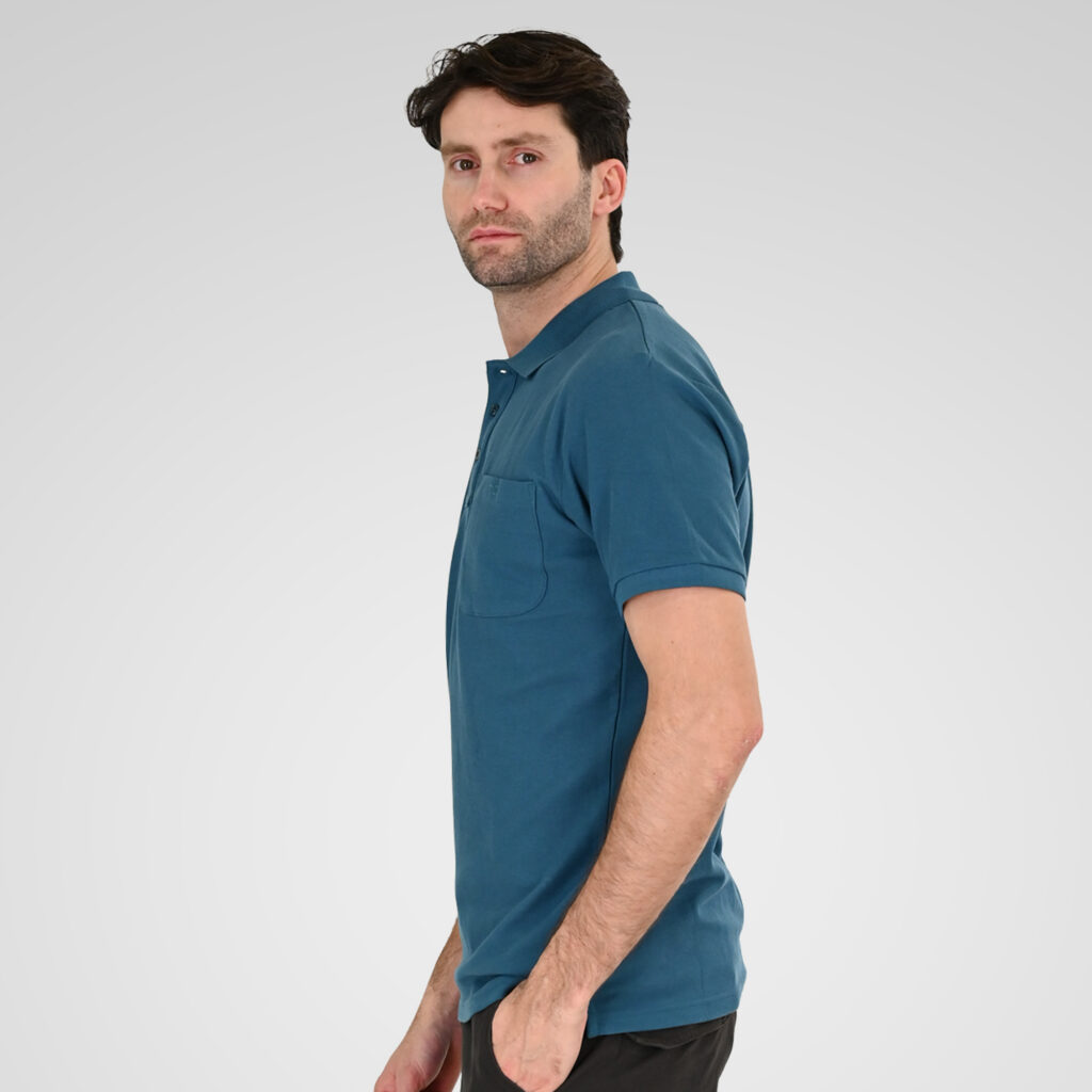 261PS-3031 POLO PIQUE STEEL BLUE