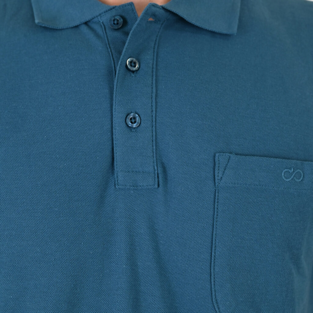 261PS-3031 POLO PIQUE STEEL BLUE